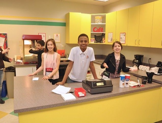 Junior Achievement café